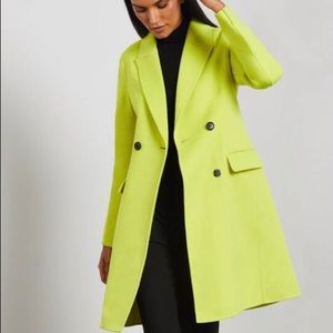 BCBG Phoebe Double-faced Wool Blend Coat